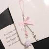 Stylish Butterfly Bag Charm Trendy Bowknot Keychain Phone Charm Keyrings Cool Keychain Acrylic Material for Party Daily