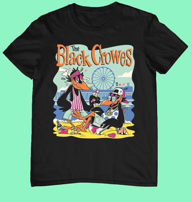 НОВИНКА The Black Crowes Мировой Тур Тяжелый Хлопок Черный S-5XL Футболка C317 Унисекс Футболка