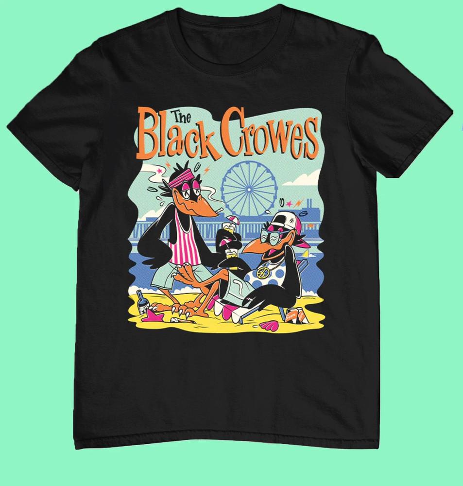 НОВИНКА The Black Crowes Мировой Тур Тяжелый Хлопок Черный S-5XL Футболка C317 Унисекс Футболка