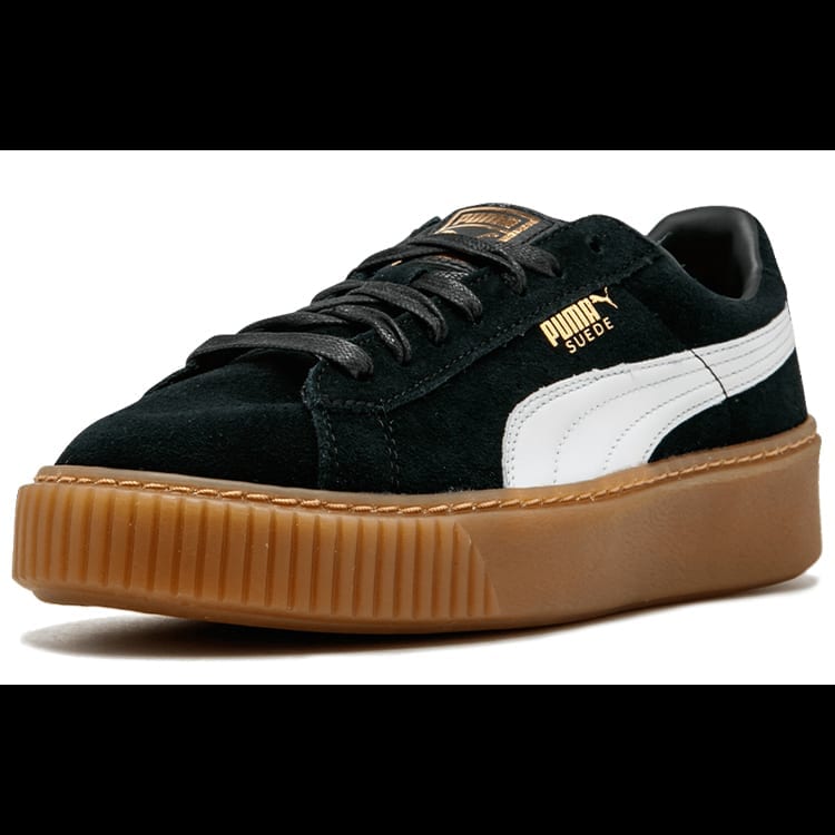 Puma Женские Черные Кроссовки на Платформе Низкие Замша 363559-02