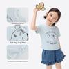 Little Girl's Cute Print Short Sleeve T-Shirt
