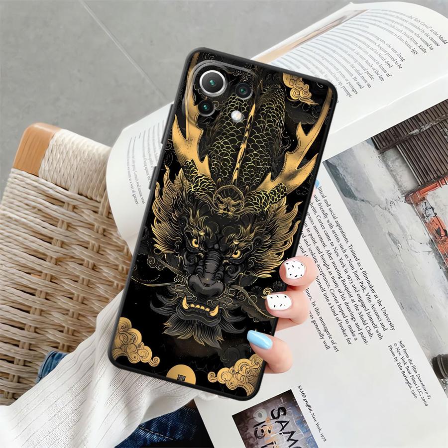Чехол для телефона Dragon Totem Funda для Xiaomi Mi 12X 12 11 11T 14 12T Pro 10T 15 Pro 13 Lite