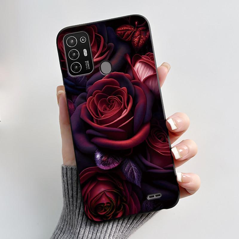 Чехол для ZTE Blade A52 Чехол для ZTE BladeA52 Задняя крышка Силиконовый Мягкий Черный ТПУ Роскошный Дракон Милый Крутой Мальчики Девочки Бампер Накладка на Телефон
