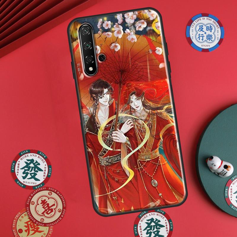 Чехол Tian Guan Ci Fu для Huawei P30 P20 P40 Lite P60 Pro Nova 5T 12s 12i 11i Y90 Y70 Y60 Y61 Y91 Y72 9 10 SE