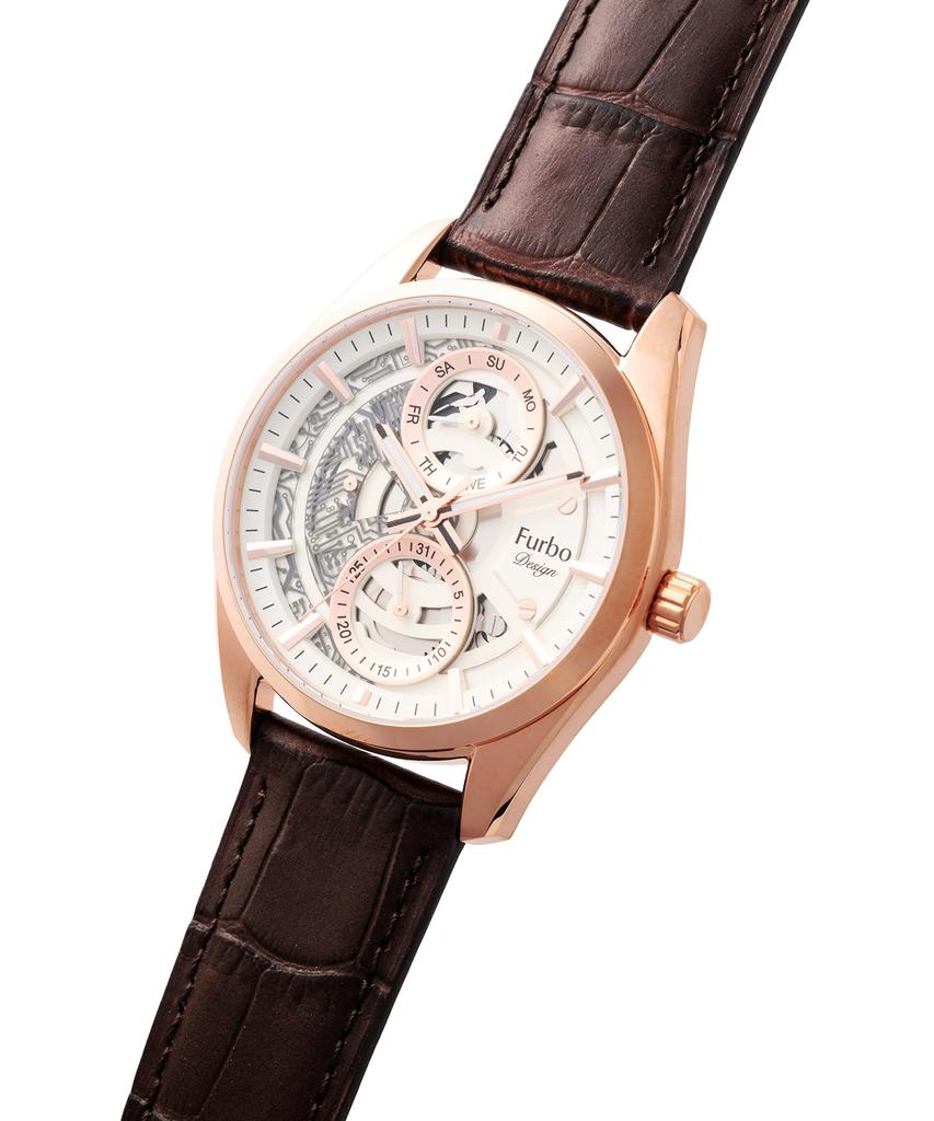 Furbo Design Brown Watch NF05W-PGBR Men's