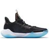 Баскетбольные кроссовки Li Ning Storm Low Fabric Shock Absorbing Non-Slip Rebound High-Top с высоким берцем, мужские кроссовки Black Orange ABFS013-2