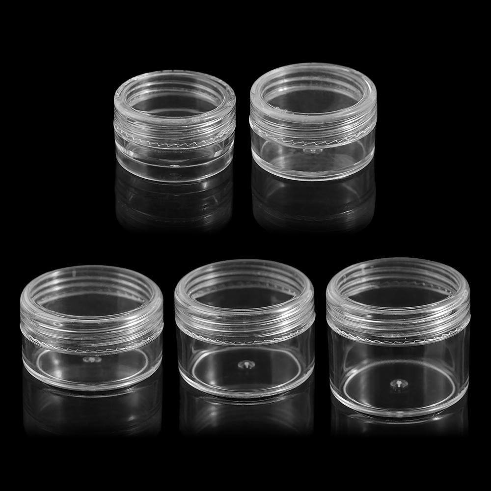 Sub-bottling Jewelry Storage Box Portable Cosmetics Empty Bottle Empty Small Round Jars  Women