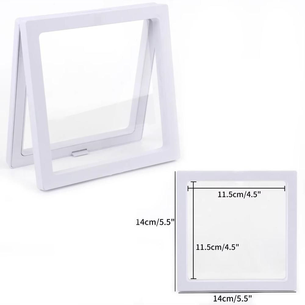 Ring Floating Frame Box Earrings Jewelry Display Box Durable Jewelry Storage Box  Jewelry