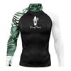 Mens Long Sleeve Rash Guard Quick Dry UPF 50 Surfing Wetsuit Diving Swimming Water Sports