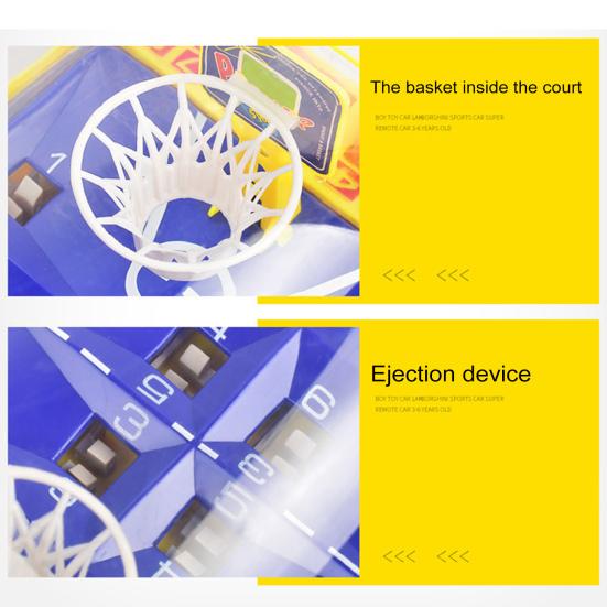 Basketball Board Game 2 Players Interactive Educational Finger Push Basketball Launching Toy