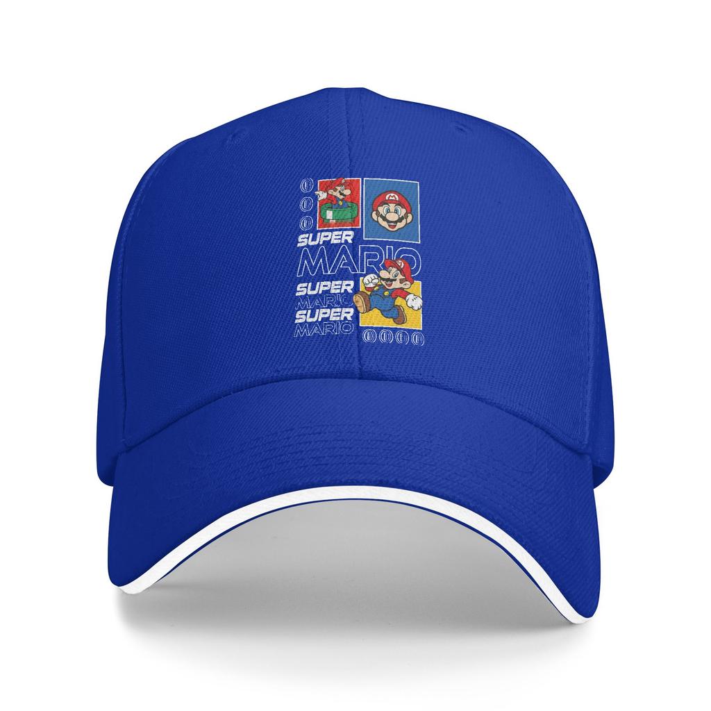 Super Marios Coins Baseball Caps Hip Hop Sandwich Hat Unisex Style Adjustable Headwear Outdoor