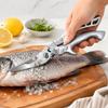 Kitchen Scissors with Fish Scaler Bottle Opener Spring Loaded Multi-Purpose Scissors for Meat Chicken and Fish5