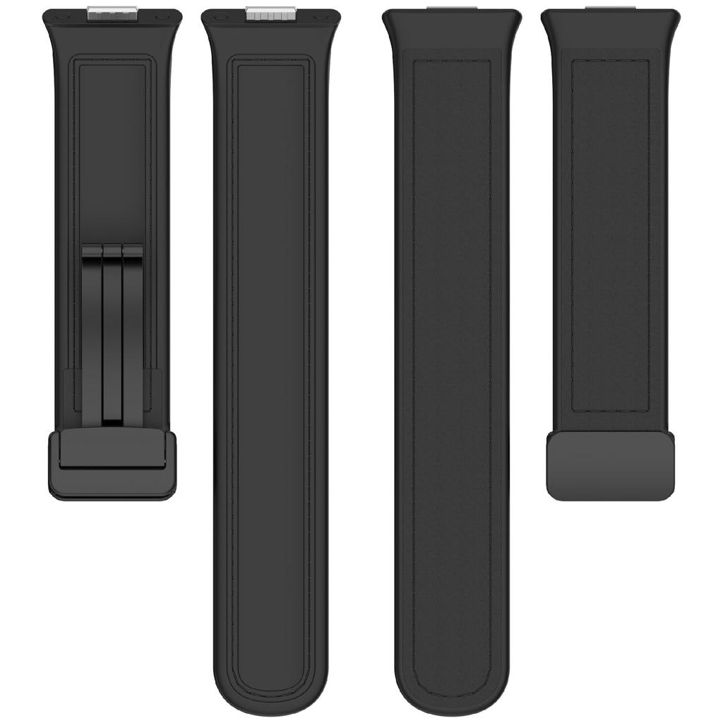 Для Huawei Watch Fit 3 Ремешок для часов Магнитная застежка Кожаный ремешок из силикона с металлическим коннектором