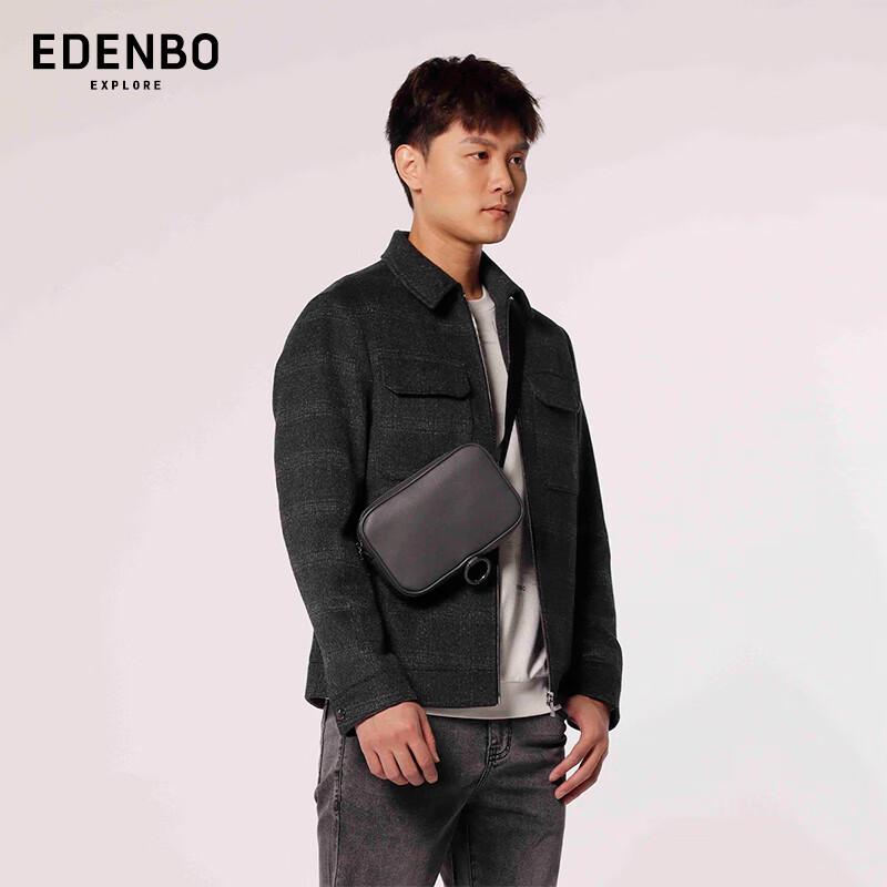 Мужская деловая повседневная куртка Edenbo из смесовой шерсти
