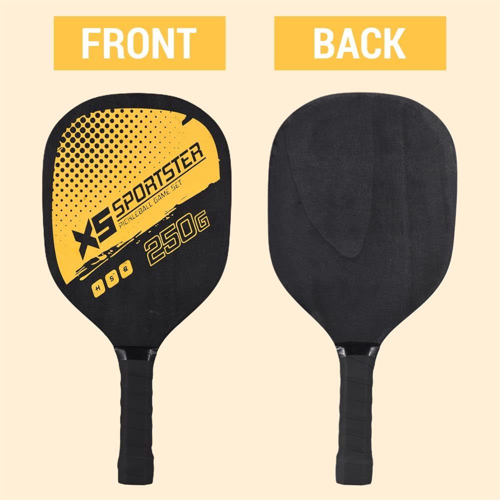 Набор ракеток для пиклбола, 2 ракетки и 4 мяча