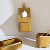 Leather Toilet Tissue Box easy installs Not Damage Wall Hanging Roll Case Paper Towel Holder for Kitchen Bathroom Use