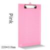 Office Supplies Vertical Plastic Note Board Plate Holder Board A5 Plate Holder Signature Board Pad for Writing Menu Holder Multi-Layer File Folder