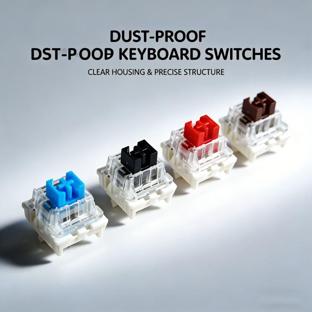 10Pcs Mini Mechanical Keyboard Switches Dust-proof Keyboard Switch Replacement  Gaming Keyboard