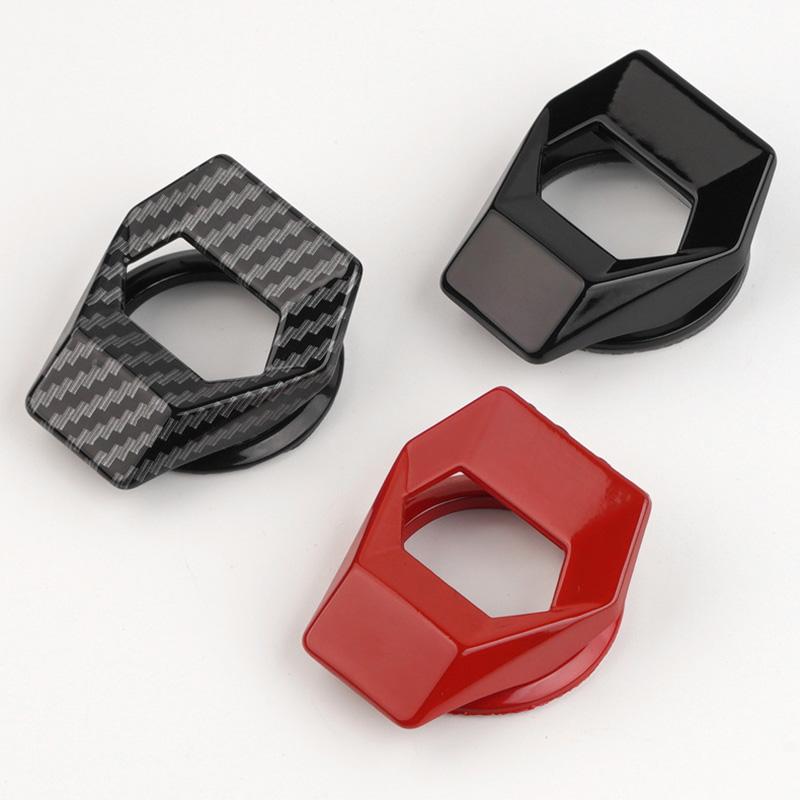 Крышка кнопки запуска и остановки двигателя автомобиля, кнопка автоматического запуска и остановки двигателя одним ключом, декоративная липкая крышка, автомобильные аксессуары