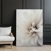 Delicate White Dahlia Delicate White Dahlia, 30X40 Cm, Gold Aluminum Frame, 230 Gsm Matte Paper