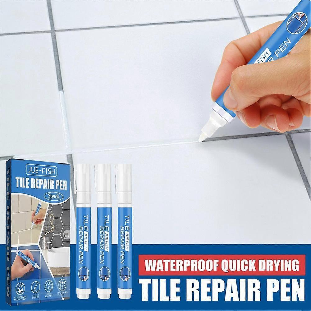 Jue Fish Tile Repair Pen Bathroom Waterproof Anti-Mold Floor Gap Beautification Tile Repair Marker