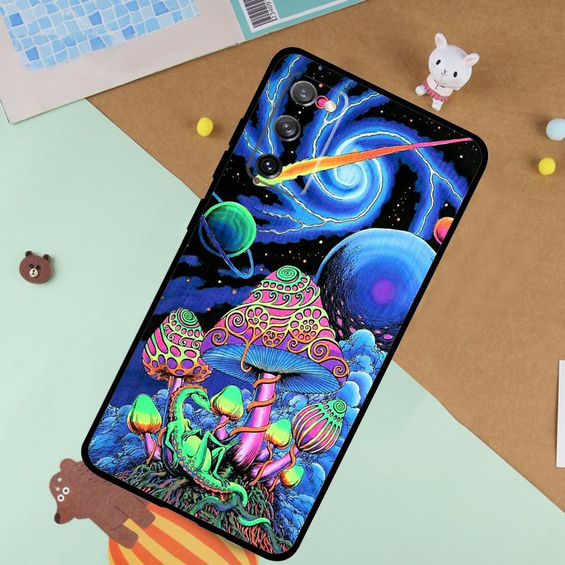 Indie Hippie Art Soft Case For Samsung Galaxy S25 Ultra S9 S10 S20 FE S21 S22 S23 Plus S24 Ultra Funda Cover