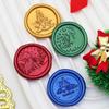 Christmas Wax Seal Stamp 25mm Snowman Snowflake