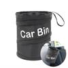 Pop-up Car Garbage Bag Black Waste Basket Portable Car Trash Can  Auto Interior Accessories