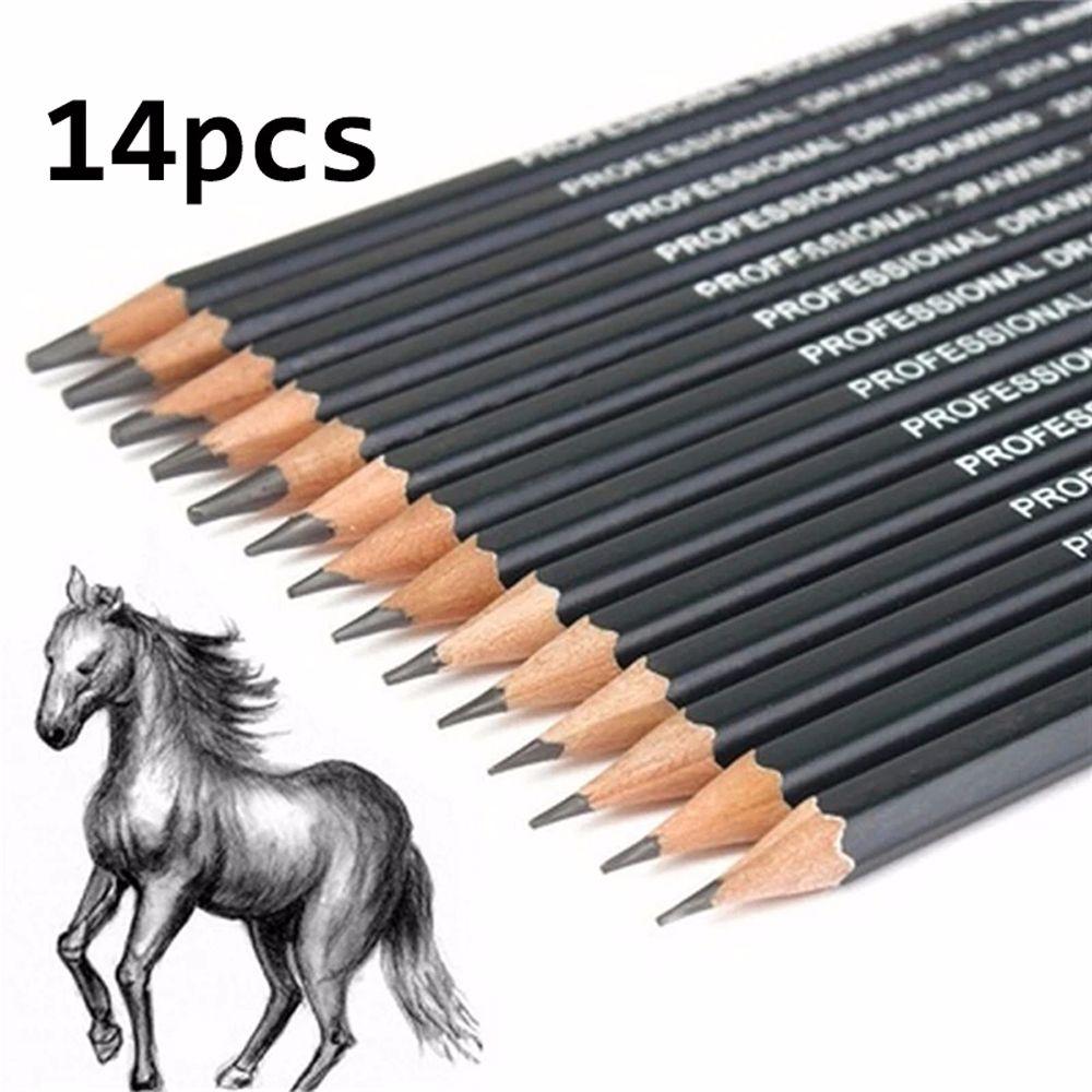Exam Stationery Supplies Painting Pencils HB 2B 6H 4H 2H 3B Professional Sketch Drawing Pencil Set