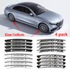 Aluminum Metal Car Wheel Hub Rim Sticker Emblem Badge For Mercedes Benz E C G M R S Class W204 W212 GLC AMG 4MATIC Accessories pp1