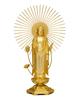 Статуя Будды Амитабха Нёрай Восточная Макита Шуун Синсю Отаниха Такаока Медная посуда Нёрай 15,7 см (позолоченный/24-каратное золото) Модель скульптора "Jodo (Восток)"