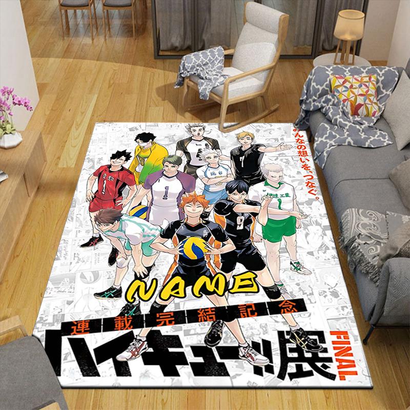 Custom 1Pc Superhero Volleyball Player Rug Office Carpet Indoor Outdoor Entrance Doormat Nonslip Soft And Comfortable Living Room D291584