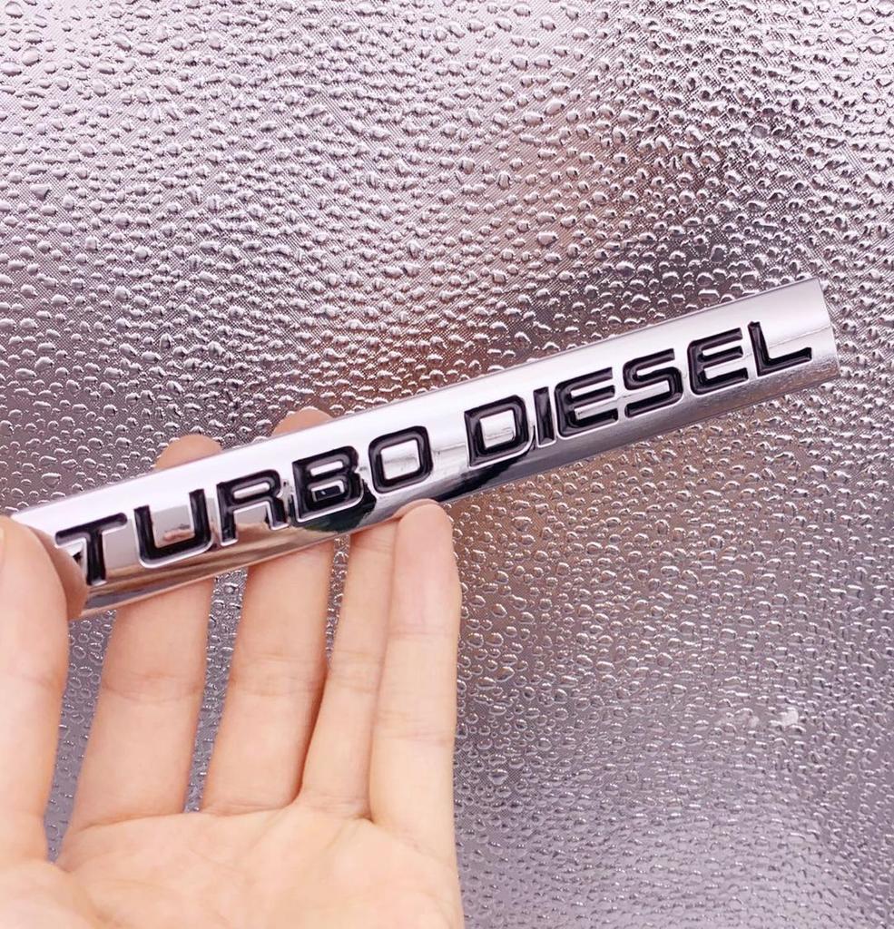 Автомобильная наклейка Turbo Diesel, эмблема, значок, наклейки, стиль задней передней части