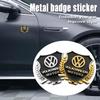 2Pc 3D Metal Badge Sticker Car Window Decoration Sticker Accessories For Volkswagen VW GTI Golf Polo Tiguan Passat Touareg Jetta