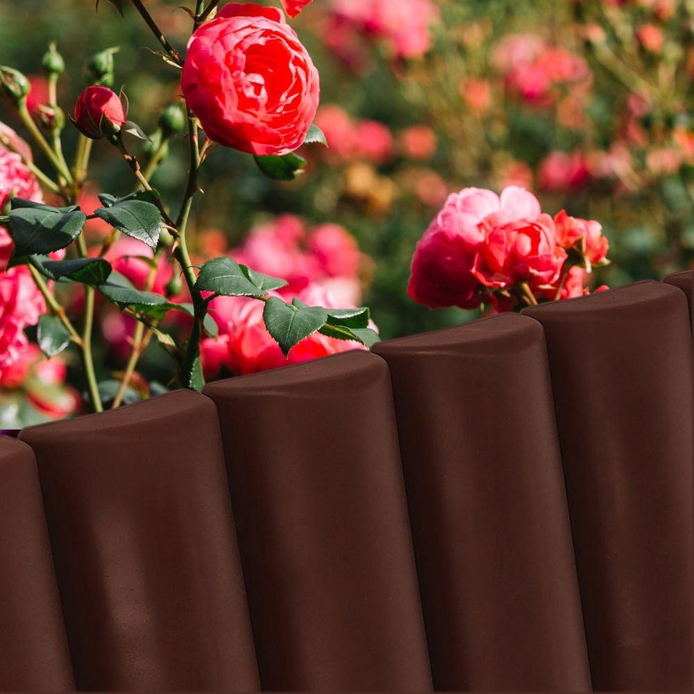 Brown garden palisade 25 cm