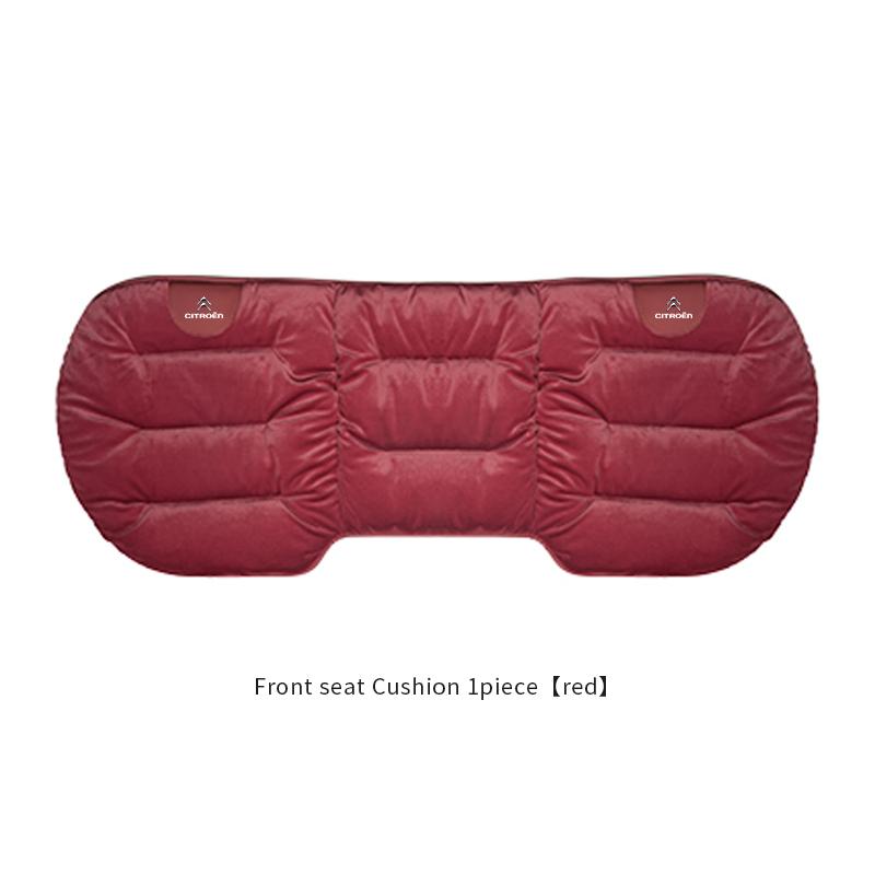 Car Seat Cover Winter Plush Warm Cushion Waist Pad For Citroen C3 C5 AIRCROSS C5X C4 Cactus PICASSO e-C3 e-C4 C1 C-Crosser C6 C2 akj256