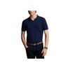 Polo Ralph Lauren Однотонная рубашка поло с коротким рукавом и воротником поло Мужские топы Синий 710941449-001