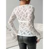 Spring And Autumn New Women'S Versatile Long Sleeve Daily Business Commuter Elegant Comfort Sexy Bottom Shirt Top