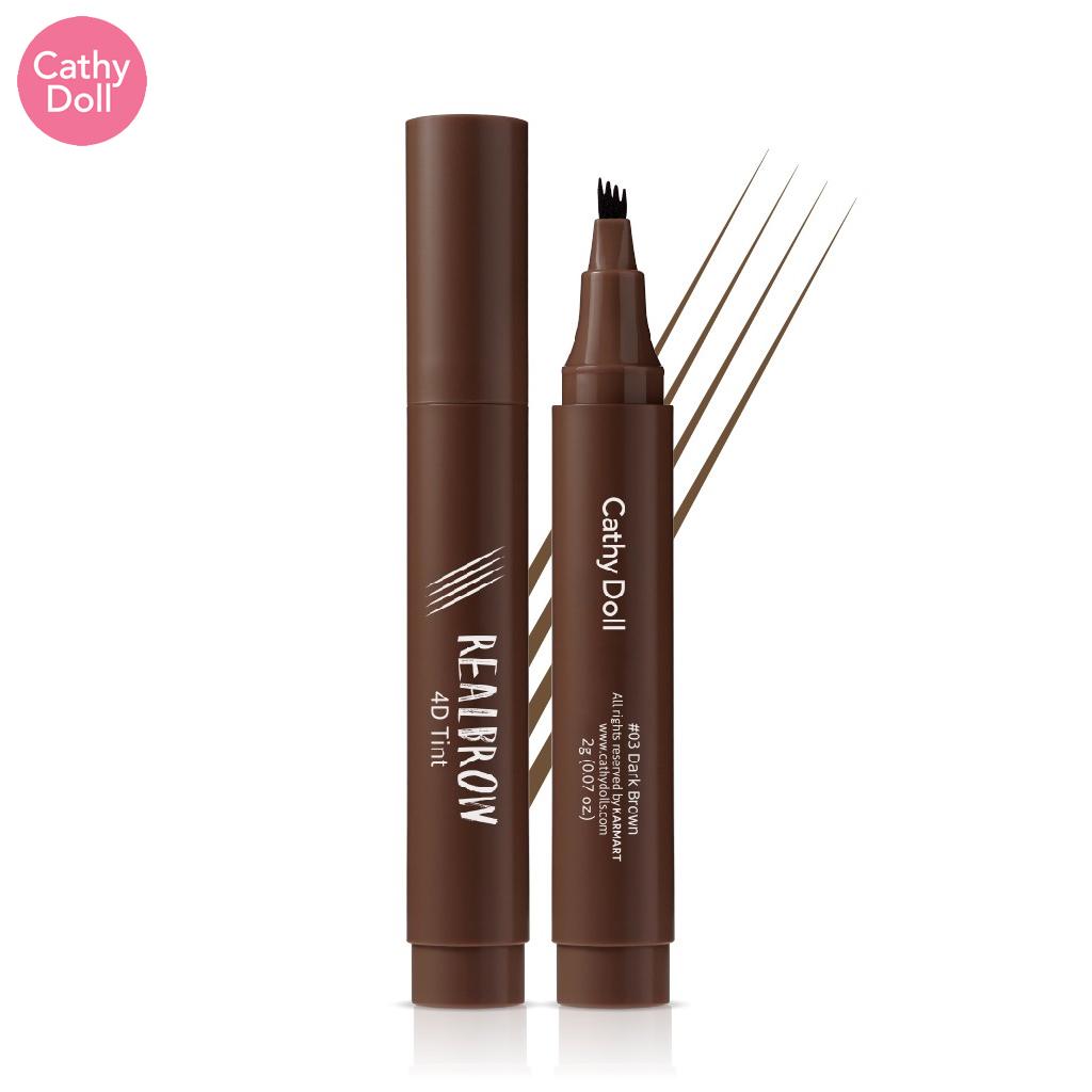 Cathy Doll Real Brow 4D Tint 2 г - Тайская косметика