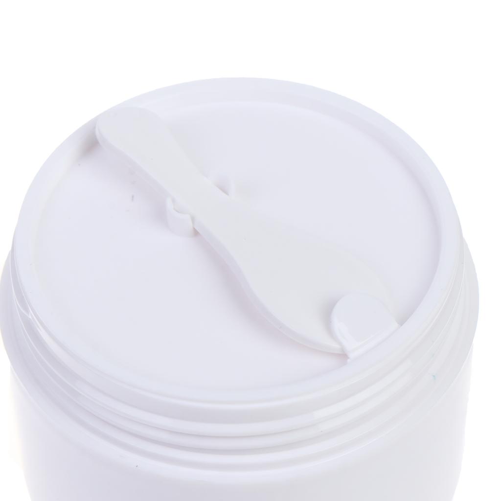 Refillable Empty Cosmetic Jar 50/100/120g Travel Size Face Cream Lotion Pot with Spoon for Vacation Trips