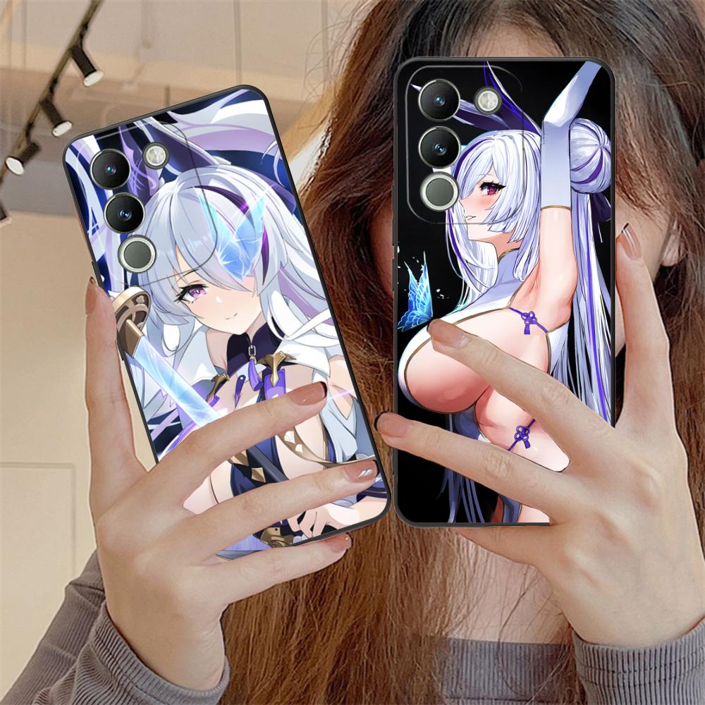 Матовый ТПУ чехол для мобильного телефона Azur Lane Unzen для VIVO V60 V50 V40 V30 V29 V27 V25 V23 Pro Lite 5G Цветная печать