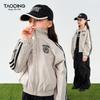 Детская спортивная куртка Tao Ding в ретро-стиле с цветовыми блоками