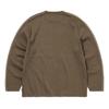 Thisisneverthat Classic Striped Sleeve Casual Crew Neck Knit Sweater Unisex tops Brown TN261KKNPK01BRN