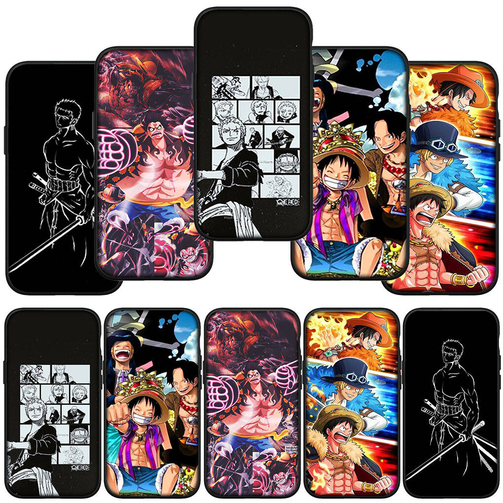 Phone Case for iPhone 17 15 16 Plus Redmi Note 14 12 11 13 Pro Max Huawei P30 P20 Lite OPPO A60 A40 A80 A18 A16 A54 Roronoa Zoro Luffy One Piece Cover