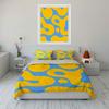Yellow and Blue Abstract Bedding Bedding Duvet Cover Set Duvet Cover Pillowcases (1 * Duvet Cover 2 * Pillowcases, without duvet insert)