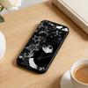 Аниме Обои Чехол для Телефона Для iPhone 16,15,14,13,12,17,Pro Max,Plus Силиконовый Черный Чехол