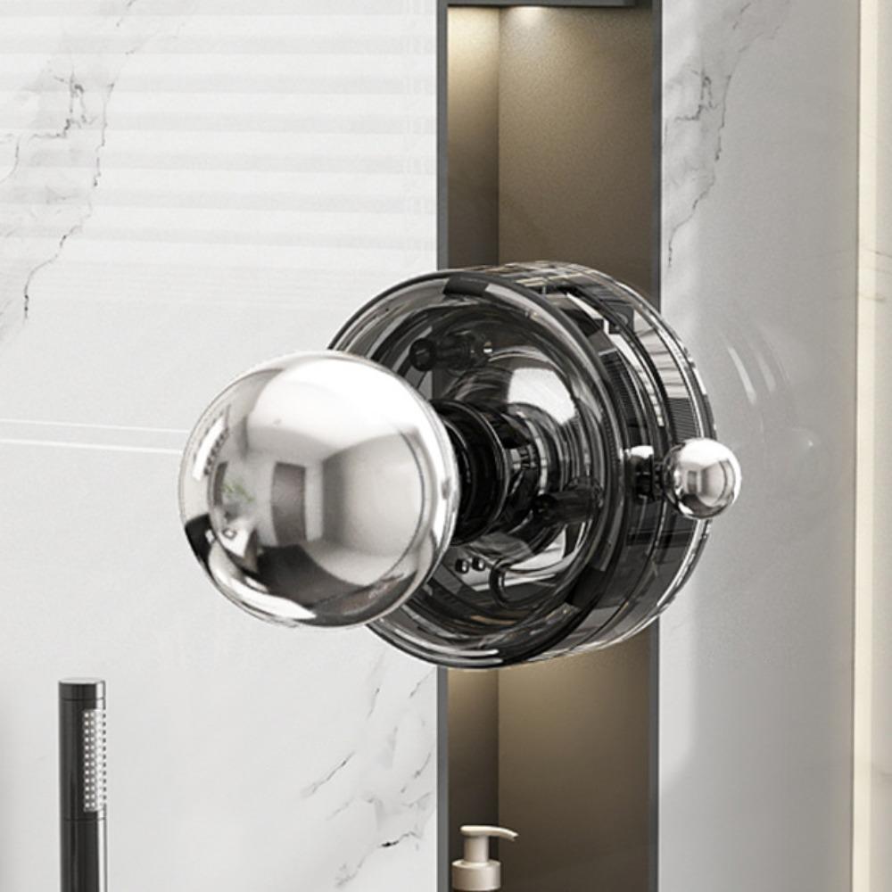 Waterproof Cabinet Knob Circular Glass Door Handle Suction Cup Door Handle Shower Room