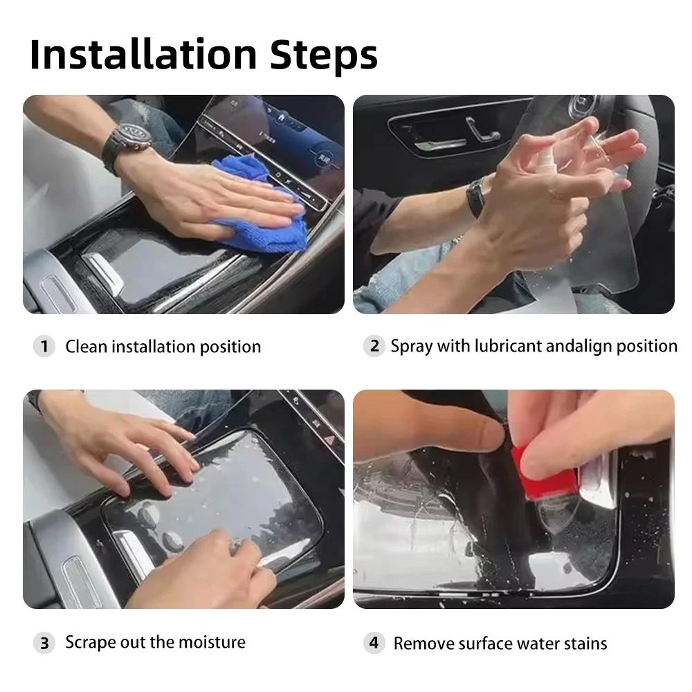 For Chery Jetour Dashing 2023 2024 Anti Scratch TPU Dashboard Center Console Media Navigation Protector Film Accessory