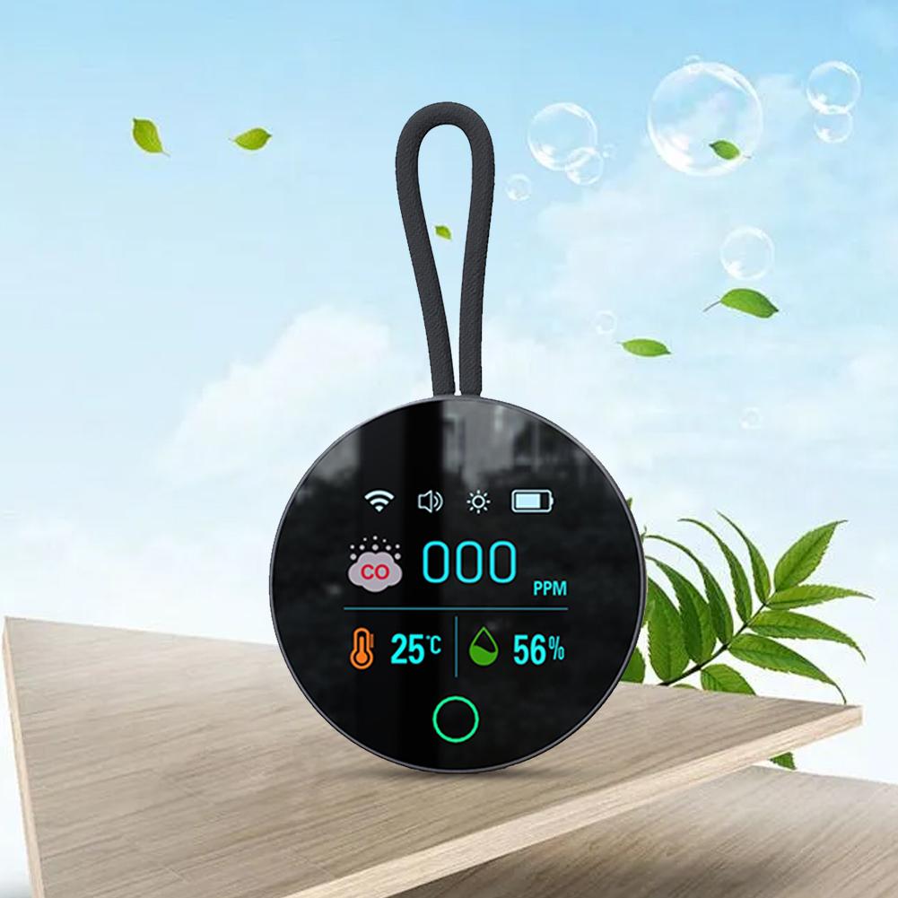 3 в 1 детектор угарного газа HD LCD дисплей CO монитор качества воздуха 1000 мАч детектор CO сигнализация датчик температуры и влажности для путешествий