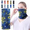 Bandana Windproof Headband Shield Mask Printing Cycling Scarfs UV Face Mask  Men Women